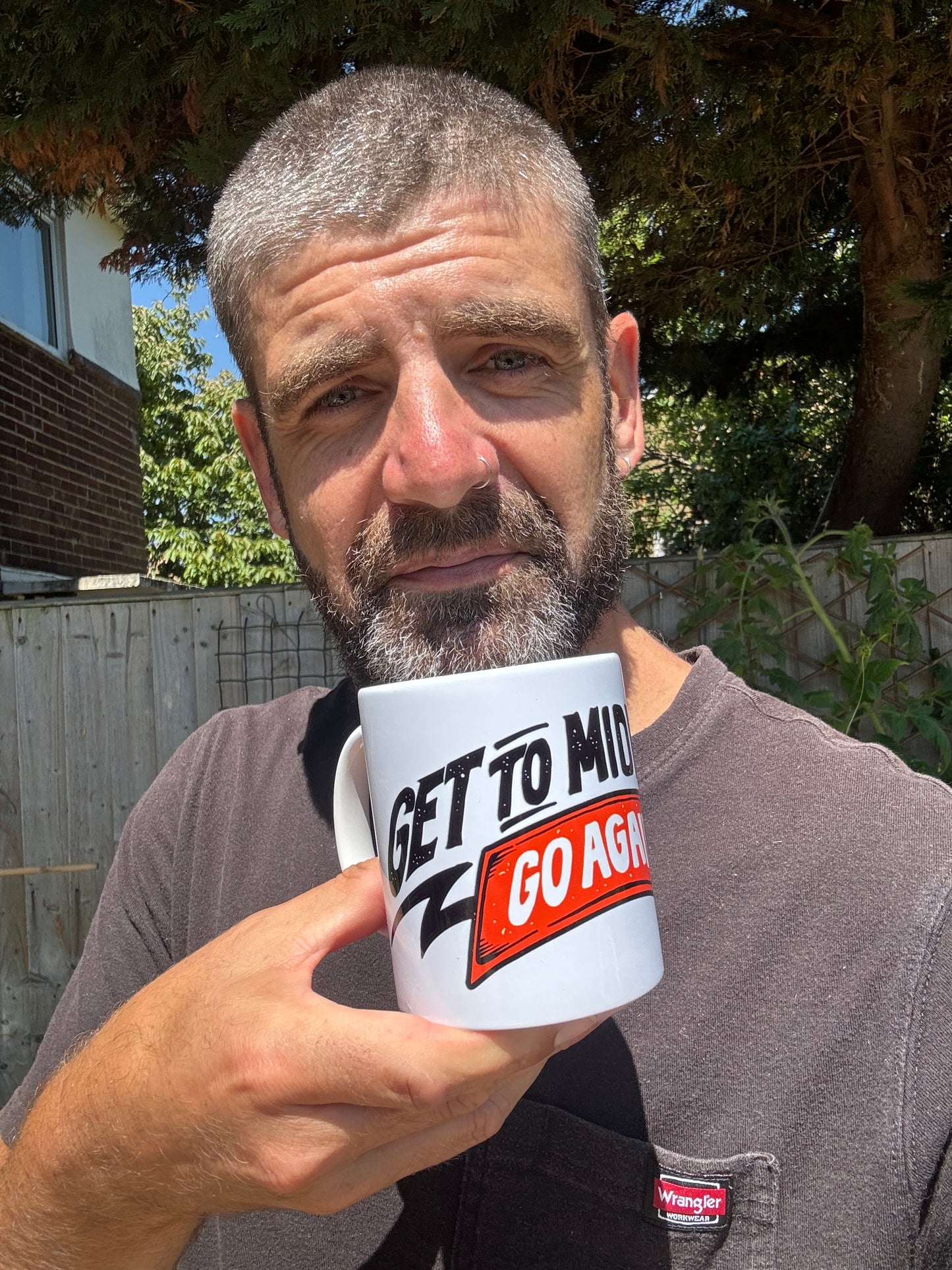 Get To Midnight. Go Again. Mug (White)