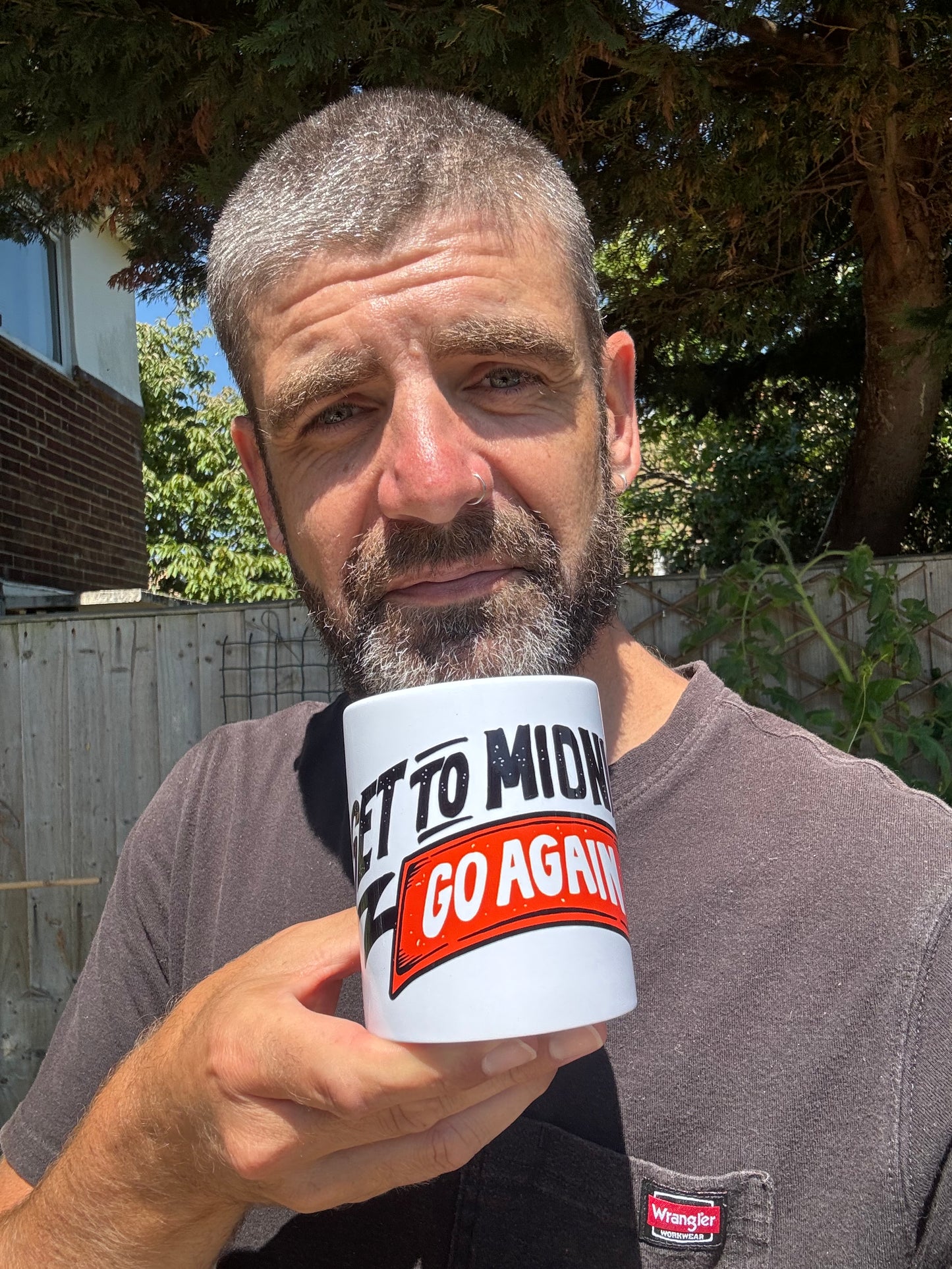 Get To Midnight. Go Again. Mug (White)